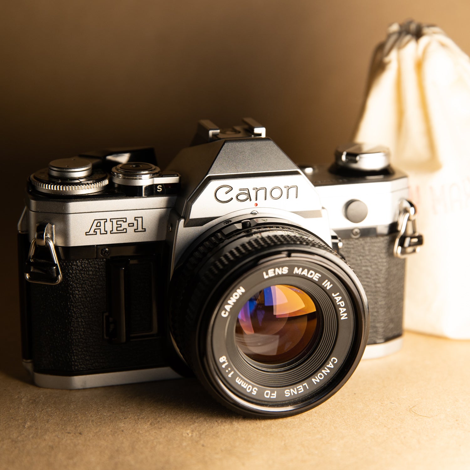 Canon AE-1 with 50mm f/1.8 Lens