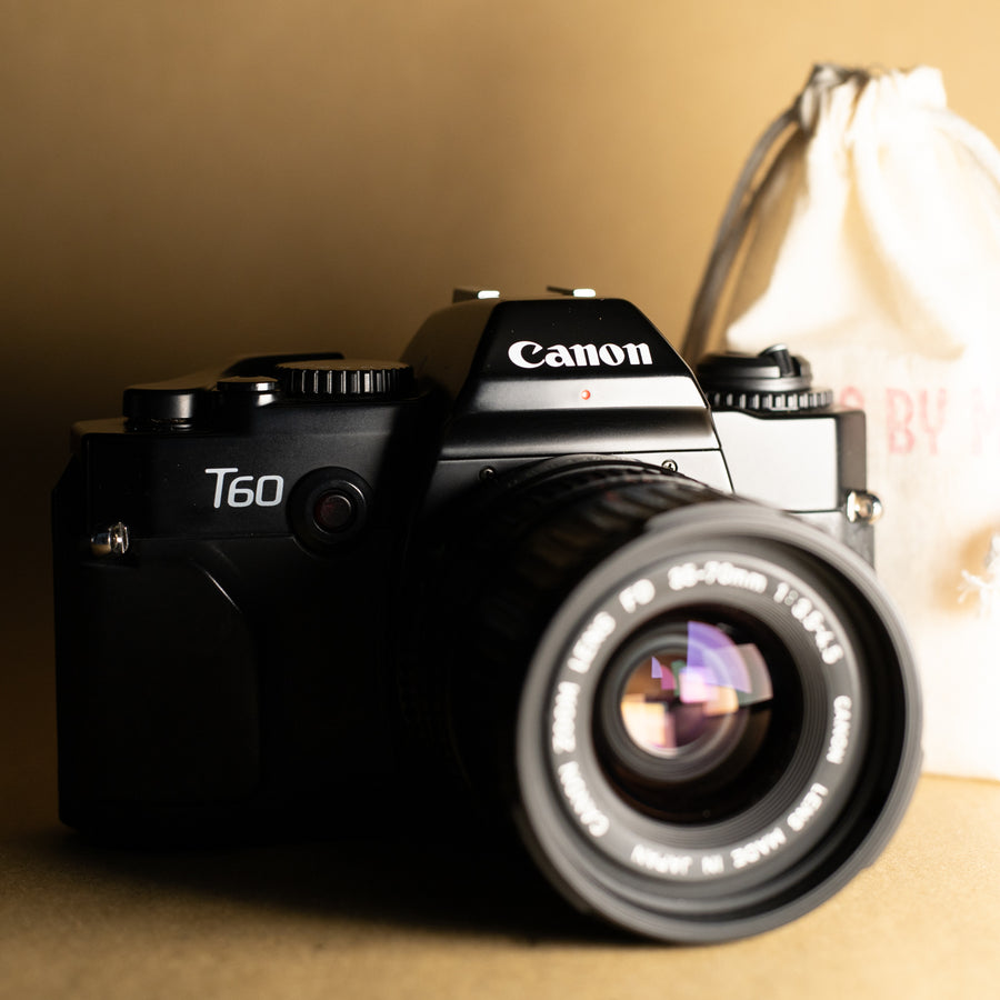 Canon T60 with Canon 35-70mm f/3.5-4.5 Lens