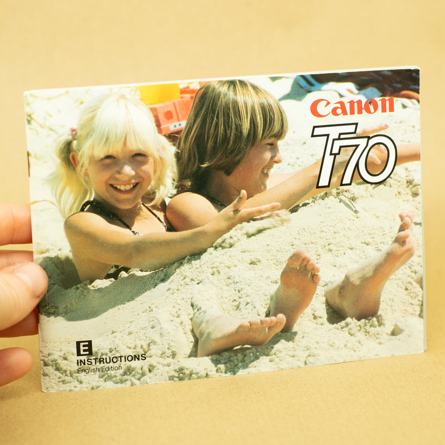 Original Canon T70 Instruction Manual