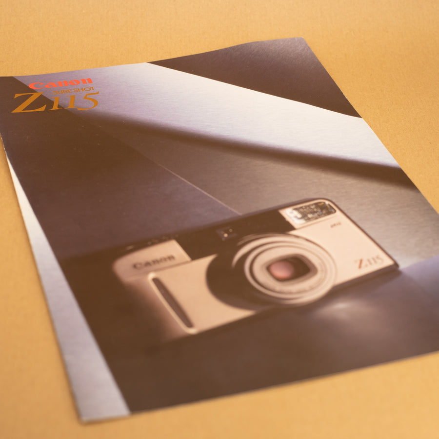 Genuine Vintage Canon Z115 Sales Brochure