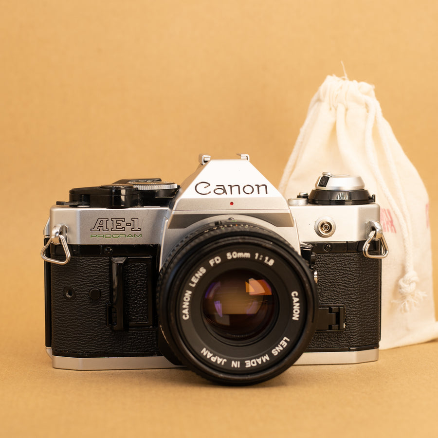 Canon AE-1 Program with 50mm f/1.8 Lens