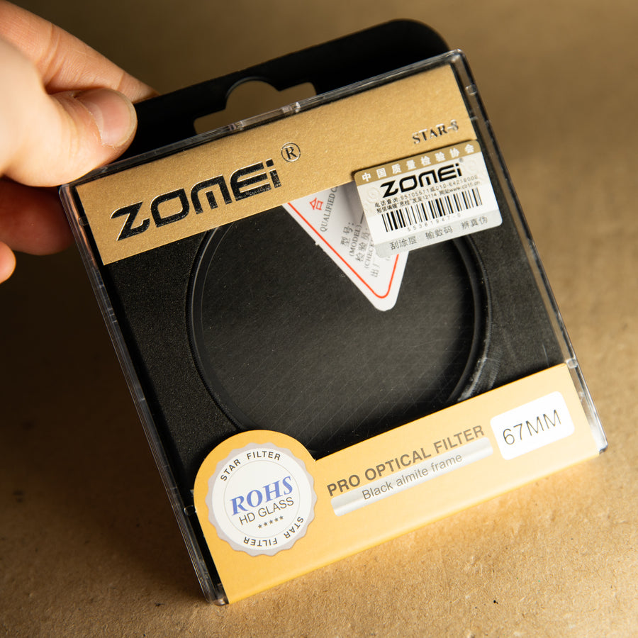 Zomei star filters for experimental 35mm film photography