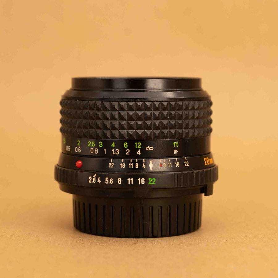 Minolta Rokkor MD 28mm f/2.8 Lens