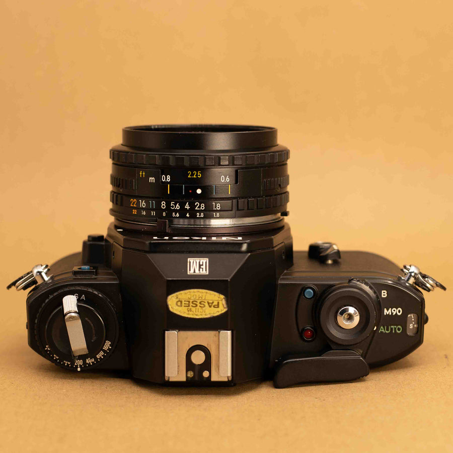 Nikon EM with 50mm f/1.8 Lens