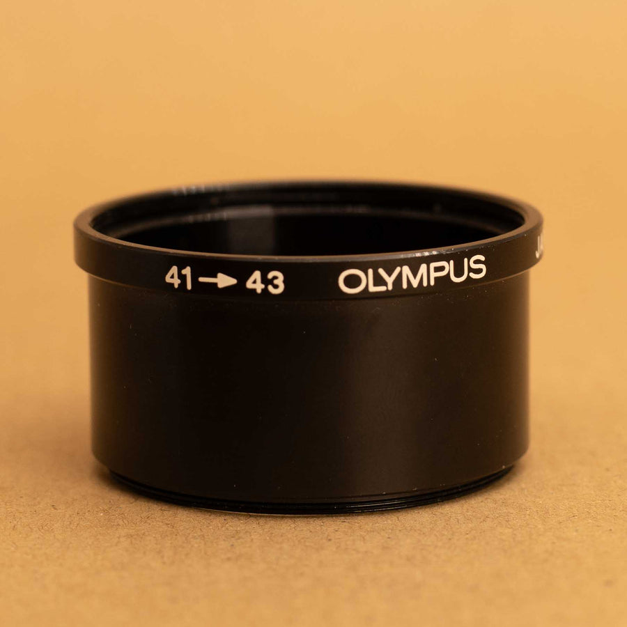 Olympus 41mm to 43mm Adapter Tube / Step Up Ring