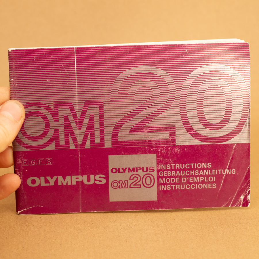 Original Olympus OM20 Instruction Manual