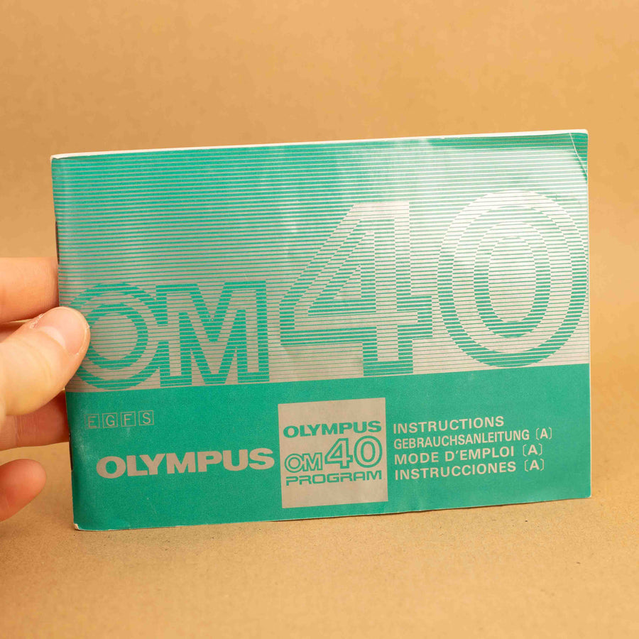 Original Olympus OM40 Instruction Manual