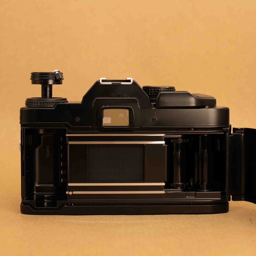 Olympus OM40 Program in Black with 50mm f/1.8 Lens