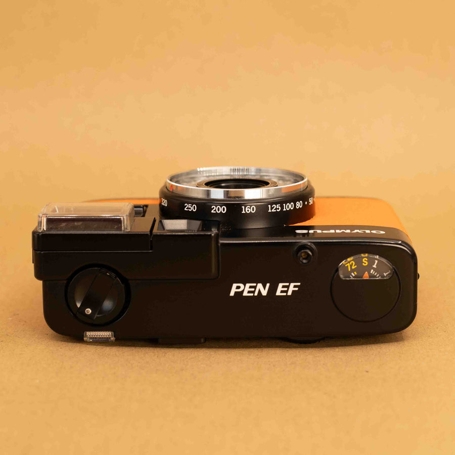 Olympus Pen EF Half-frame in Orange