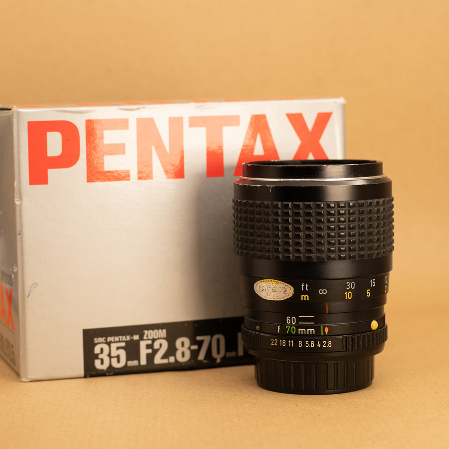 Objectif zoom Miranda 35-70 mm f/3.5-4.5 pour monture Pentax PK