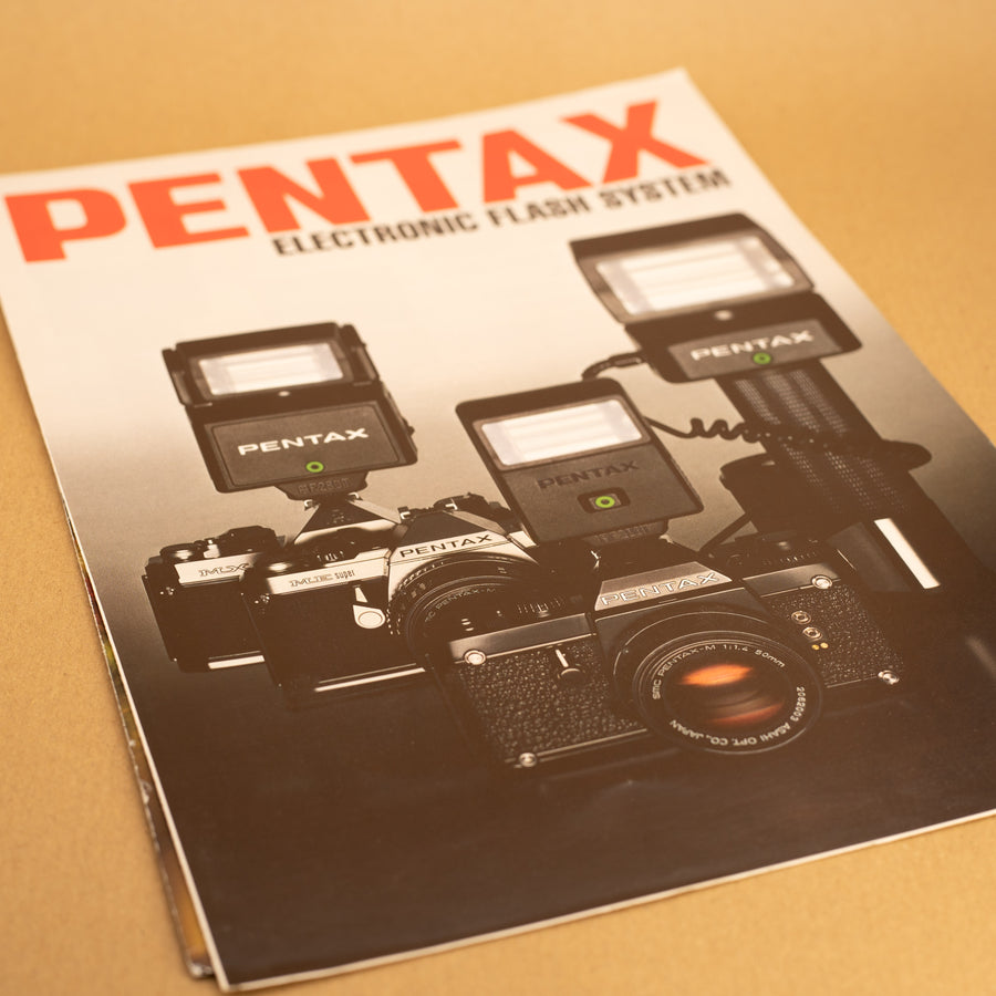 Genuine Vintage Pentax Electronic Flash System Sales Brochure