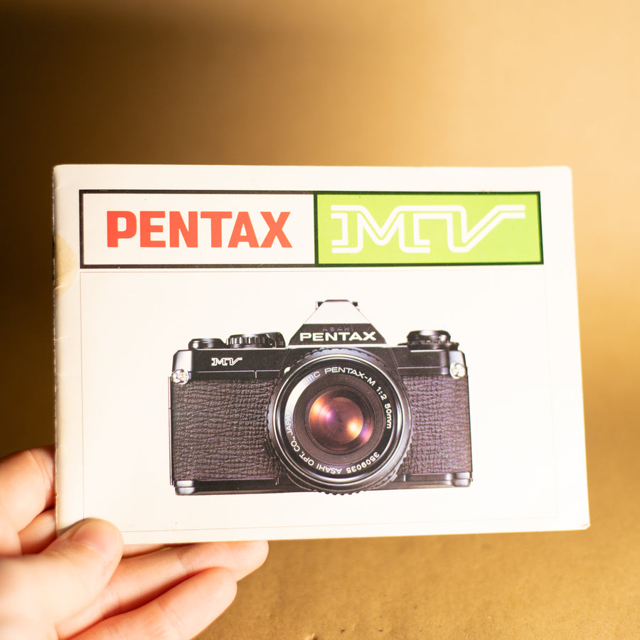 Original Pentax MV Instruction Manual