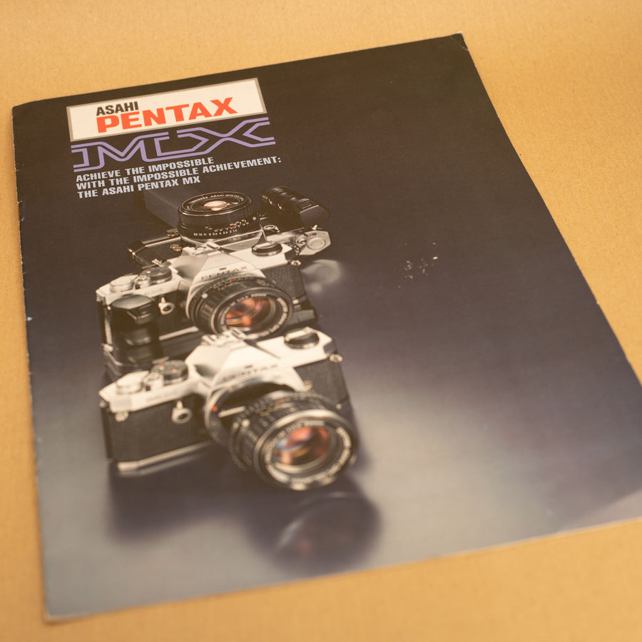 Genuine Vintage Pentax MX Sales Brochure