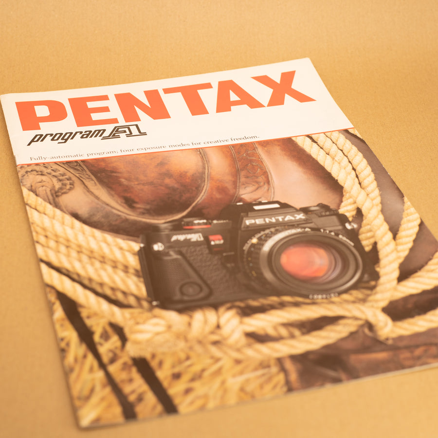 Genuine Vintage Pentax Program A Sales Brochure