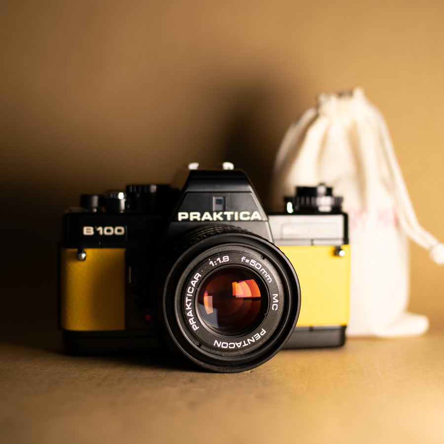 Praktica B100 Electronic with 50mm f/1.8 Lens