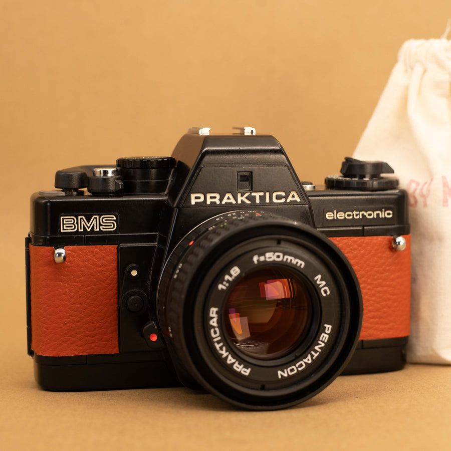 Praktica BMS con lente Praktica 50 mm f/1.8