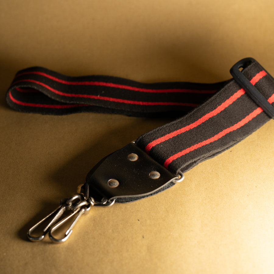 Red and Black Camera Strap